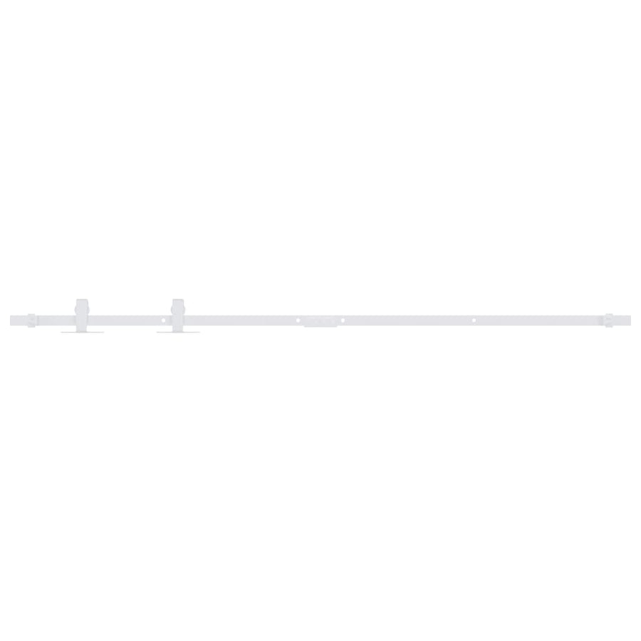 Ophangset Voor Minischuifdeur Koolstofstaal 152 cm Wit