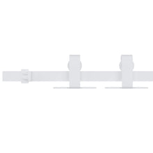 Ophangset Voor Minischuifdeur Koolstofstaal 152 cm Wit
