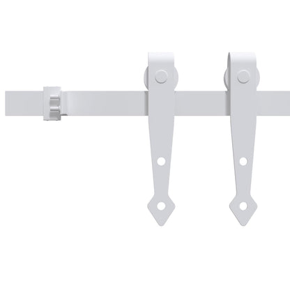 Ophangset Voor Minischuifdeur 152 Cm Koolstofstaal Wit