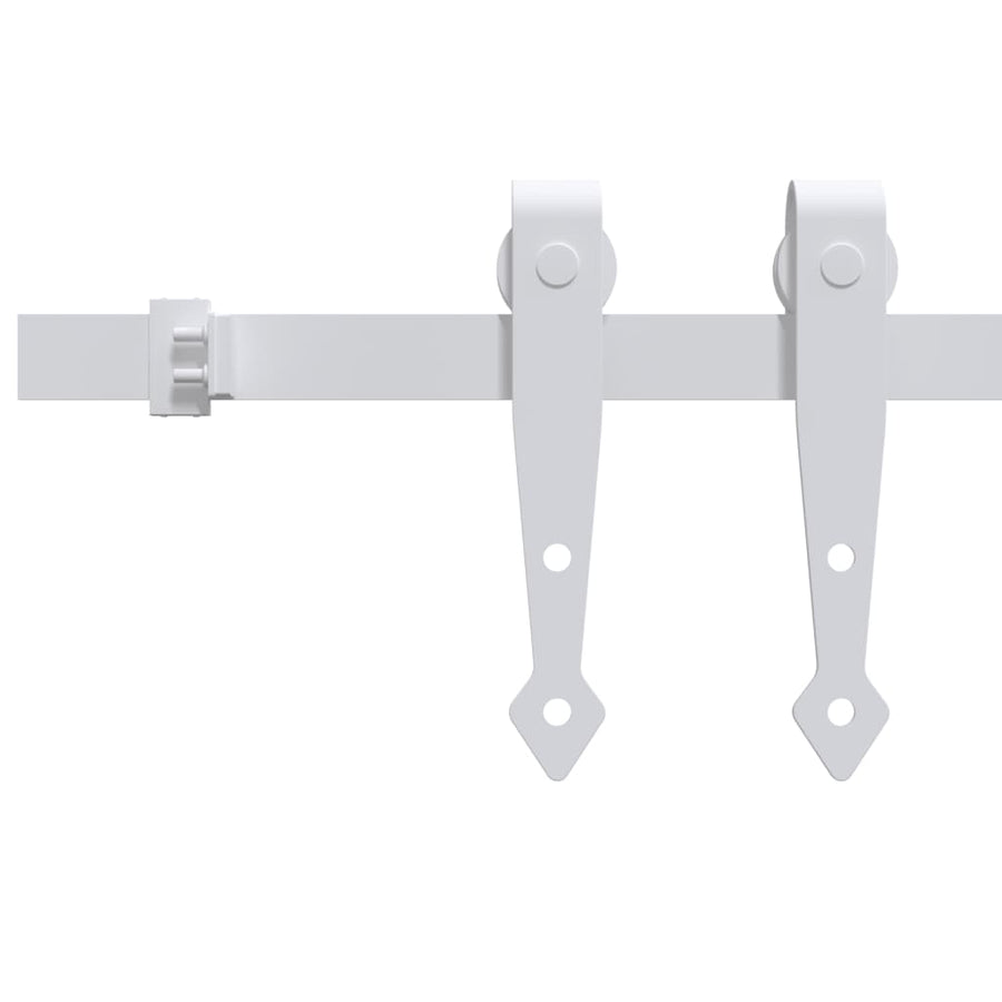 Ophangset Voor Minischuifdeur 152 Cm Koolstofstaal Wit