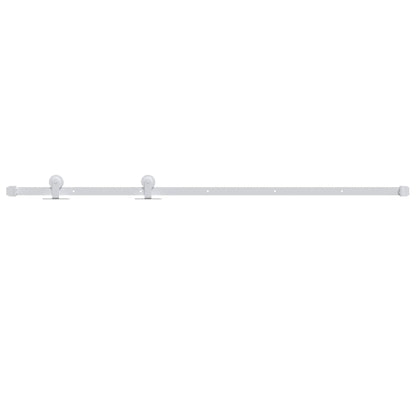 Beslagset Voor Schuifdeur Staal 1 183 cm Wit