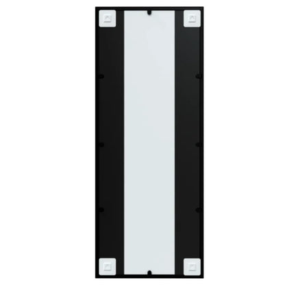 Wandspiegel Metaal Zwart 100 x 40 cm
