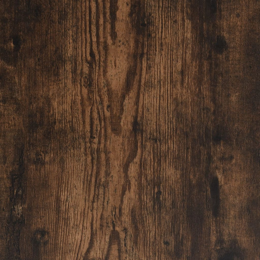 Nachtkastjes 2 st met houten poten 40x35x50 cm gerookt eiken 2 Gerookt eiken
