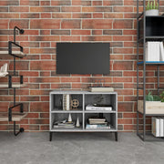 Tv-meubel 69,5x30x50 cm grijs sonoma eiken