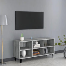 Tv-Meubel Met Metalen Poten 103,5X30X50 Cm Grijs Sonoma Eiken 103.5 x 30 x 50 cm