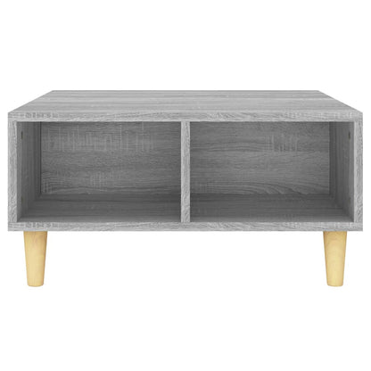 Salontafel 60x60x30 cm spaanplaat grijs sonoma eikenkleurig Grijs sonoma