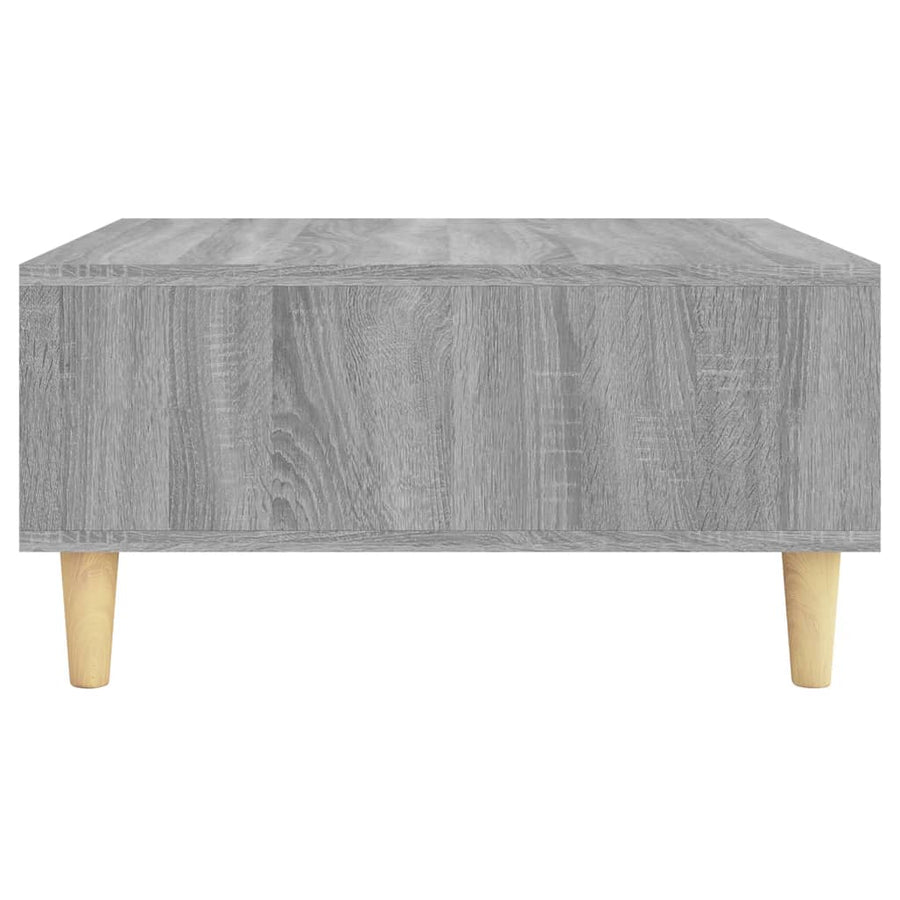 Salontafel 60x60x30 cm spaanplaat grijs sonoma eikenkleurig Grijs sonoma