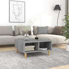 Salontafel 60x60x30 cm bewerkt hout grijs sonoma