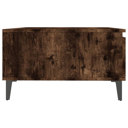 Salontafel 90x60x35 cm spaanplaat gerookt eikenkleurig Gerookt eiken