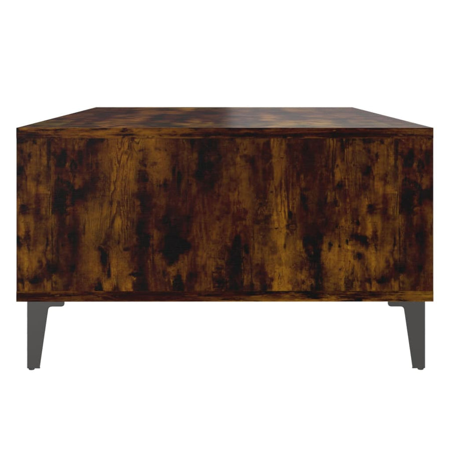 Salontafel 03,5X60X35 Cm Spaanplaat Kleurig Gerookt eiken