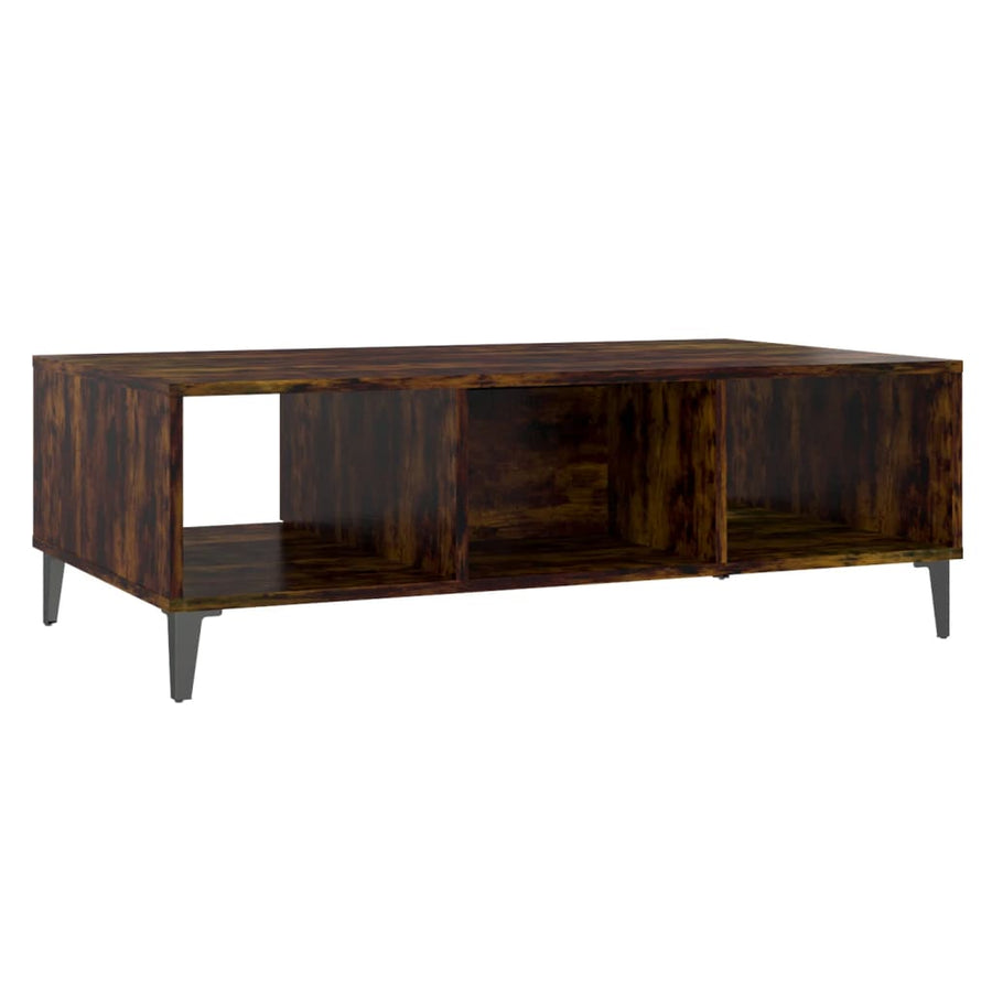 Salontafel 03,5X60X35 Cm Spaanplaat Kleurig Gerookt eiken