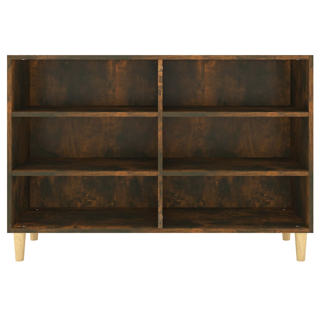 Dressoir 103,5X35X70 Cm Bewerkt Hout Gerookt Eikenkleurig