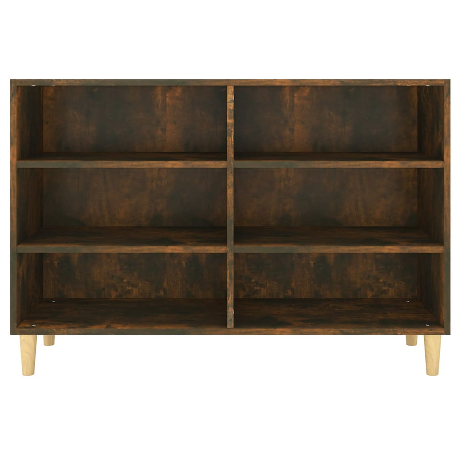 Dressoir 103,5X35X70 Cm Bewerkt Hout Gerookt Eikenkleurig
