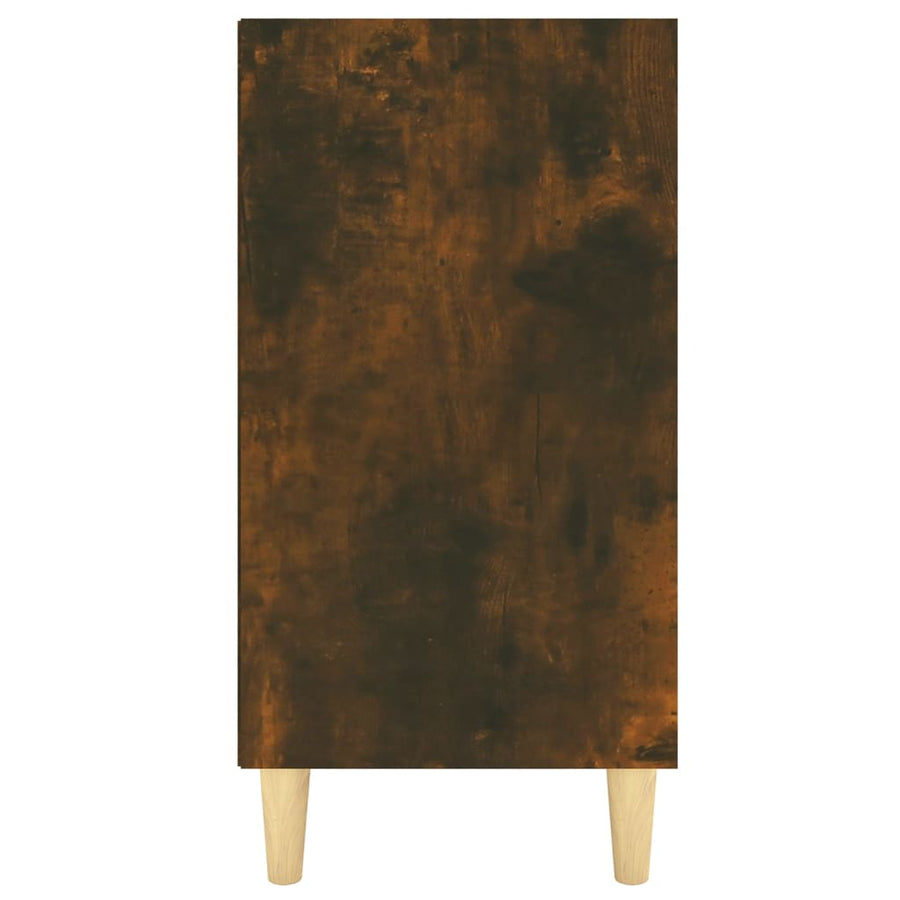 Dressoir 103,5X35X70 Cm Bewerkt Hout Gerookt Eikenkleurig