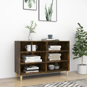 Dressoir 103,5x35x70 cm bewerkt hout gerookt eiken