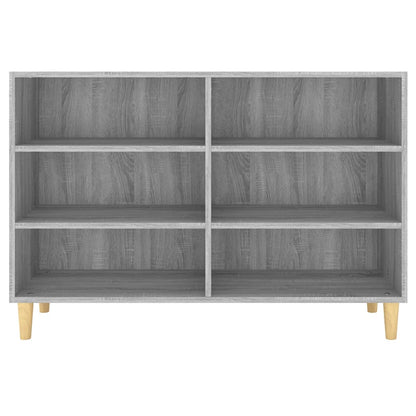 Dressoir 103,5X35X70 Cm Bewerkt Hout Grijs Sonoma Eikenkleurig