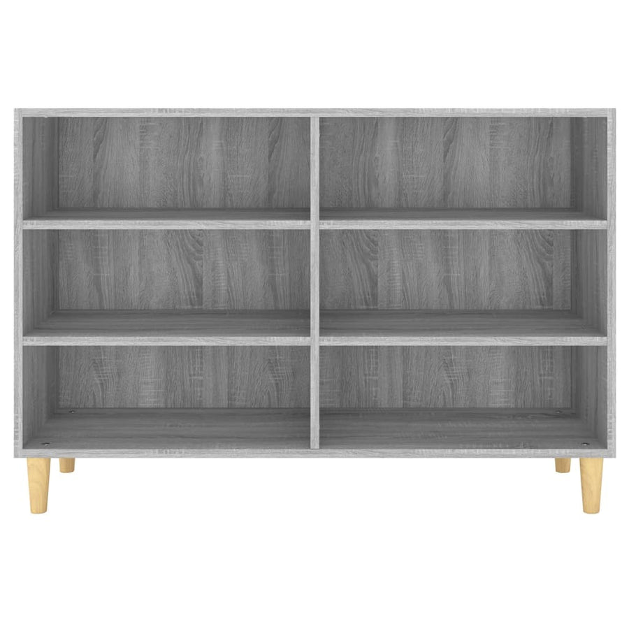Dressoir 103,5X35X70 Cm Bewerkt Hout Grijs Sonoma Eikenkleurig