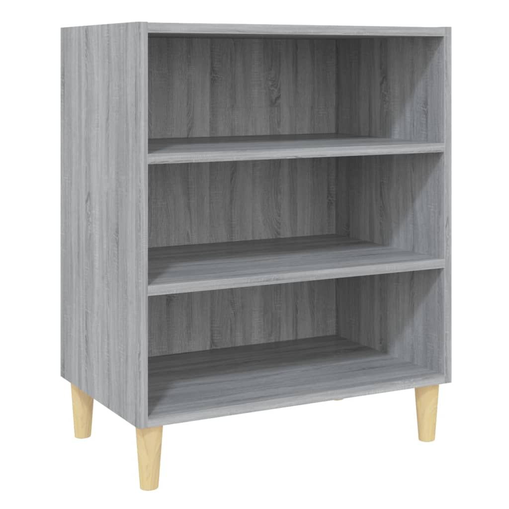 Dressoir 57x35x70 cm bewerkt hout grijs sonoma eikenkleurig