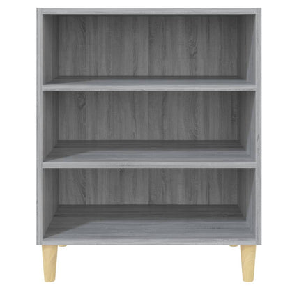 Dressoir 57x35x70 cm bewerkt hout grijs sonoma eikenkleurig