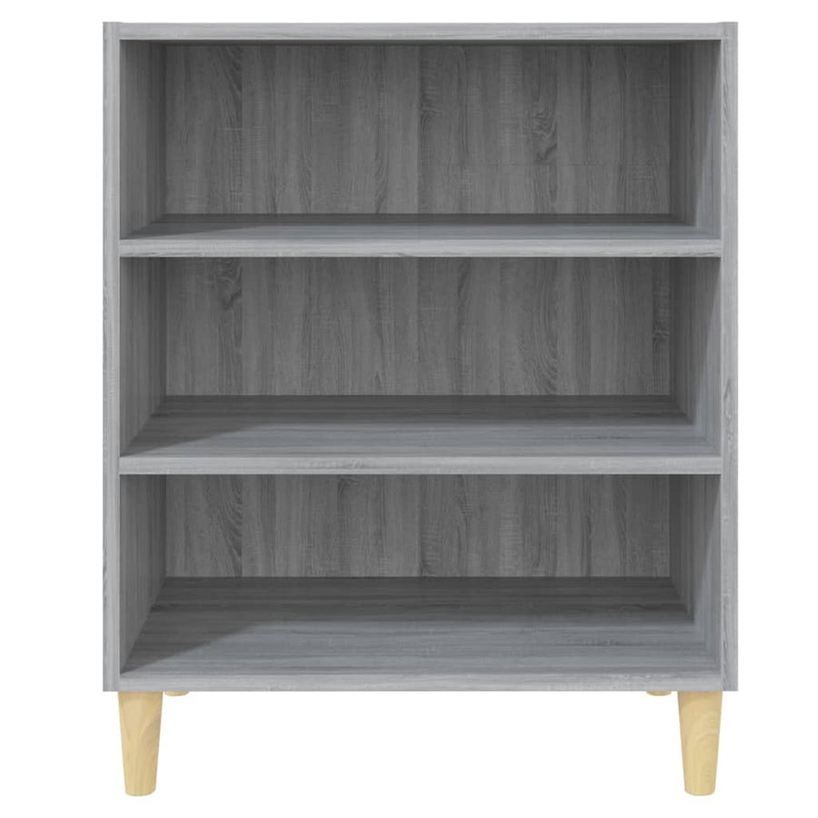 Dressoir 57x35x70 cm bewerkt hout grijs sonoma eikenkleurig