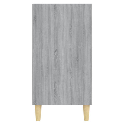 Dressoir 57x35x70 cm bewerkt hout grijs sonoma eikenkleurig