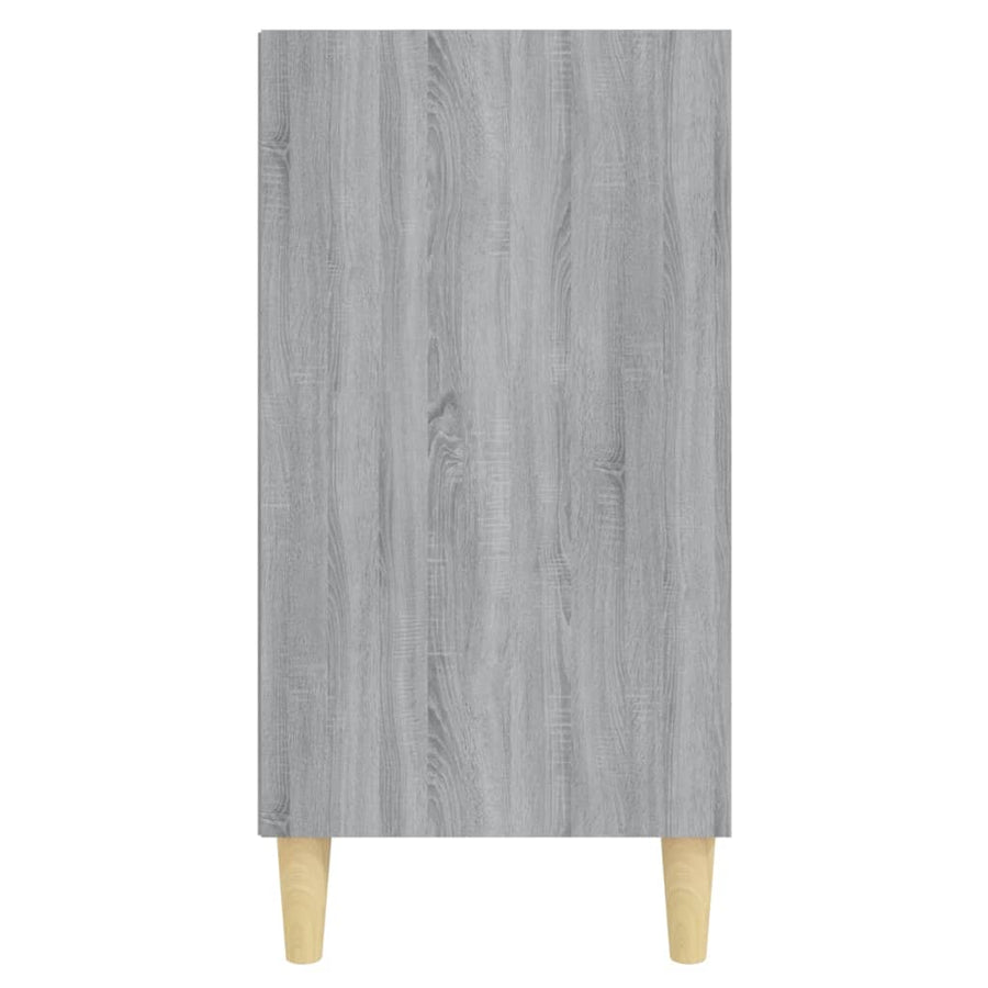 Dressoir 57x35x70 cm bewerkt hout grijs sonoma eikenkleurig