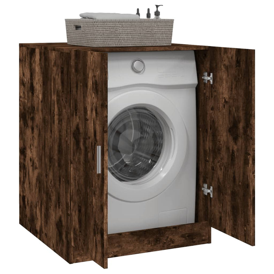 Wasmachinekast 71x71,5x91,5 cm gerookt eikenkleurig Gerookt eiken