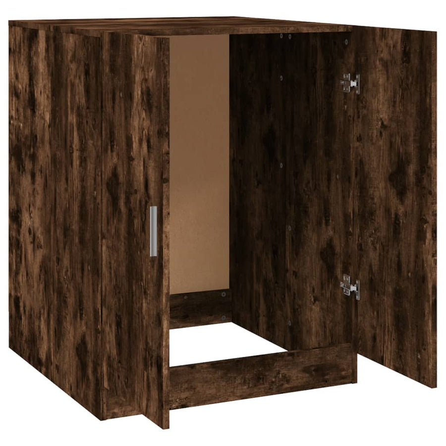 Wasmachinekast 71x71,5x91,5 cm gerookt eikenkleurig Gerookt eiken