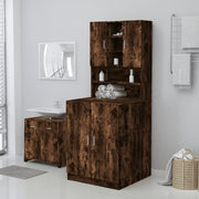 Washing machine cabinet 71x71.5x91.5 cm smoked oak colour