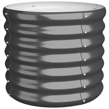 Plantenbak 40X40X36 Cm Gepoedercoat Staal Antracietkleurig 1 40 x 40 x 36 cm