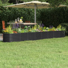 Plantenbak 332x40x36 cm gegalvaniseerd staal antraciet