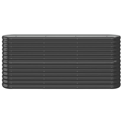 Plantenbak 152X40X68 Cm Gepoedercoat Staal Antracietkleurig 152 x 40 x 68 cm