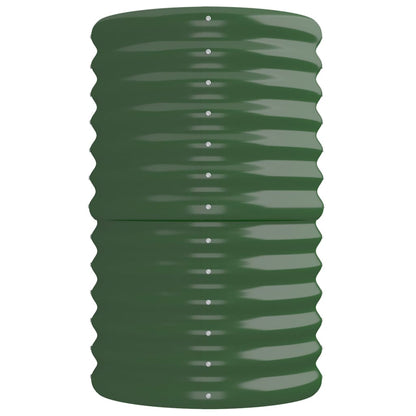 Plantenbak Gepoedercoat Staal 224 x 40 x 68 cm Groen