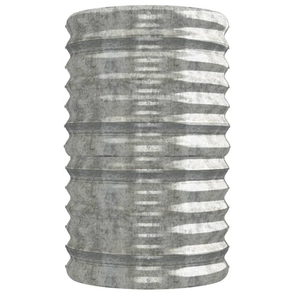 Plantenbak 224x40x68 cm gegalvaniseerd staal zilverkleurig