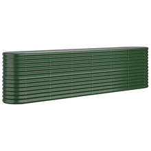 Plantenbak 260X40X68 Cm Gepoedercoat Staal Groen 1 260 x 40 x 68 cm