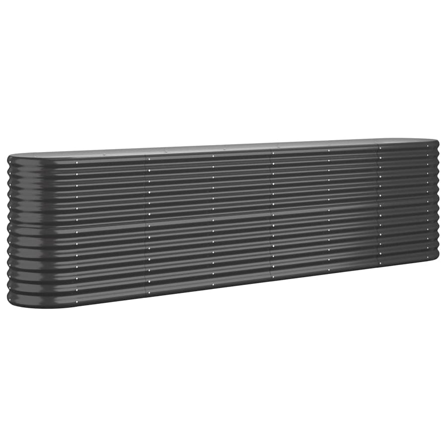 Plantenbak 260X40X68 Cm Gepoedercoat Staal Antracietkleurig 1 260 x 40 x 68 cm