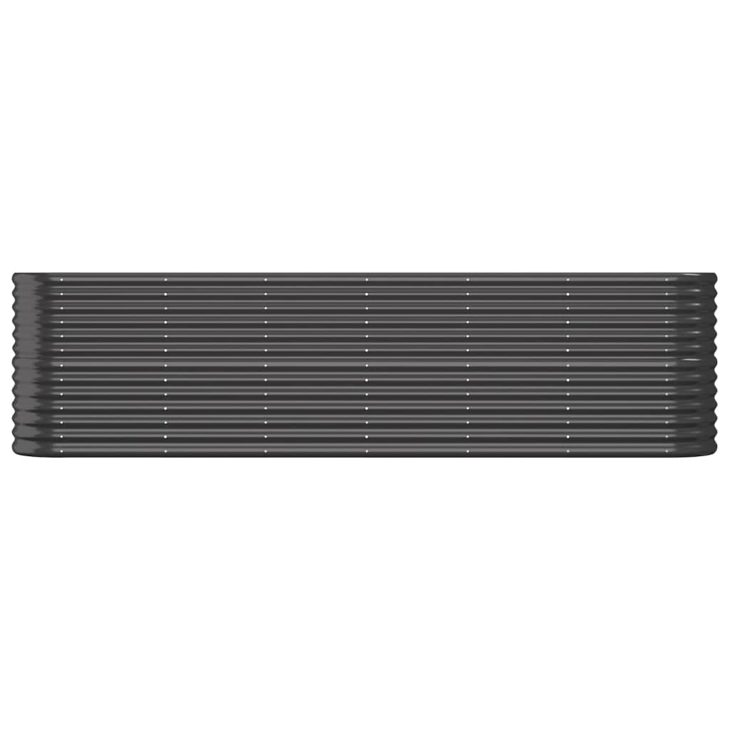 Plantenbak 260X40X68 Cm Gepoedercoat Staal Antracietkleurig 1 260 x 40 x 68 cm