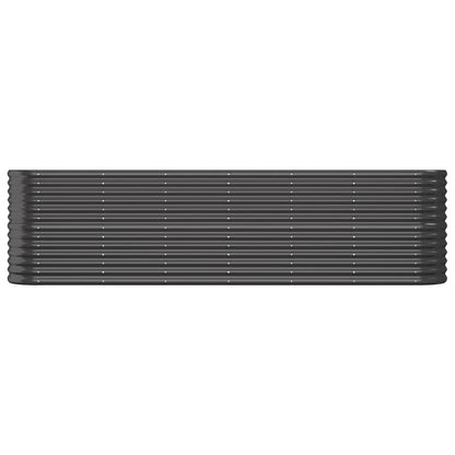 Plantenbak 260X40X68 Cm Gepoedercoat Staal Antracietkleurig 1 260 x 40 x 68 cm