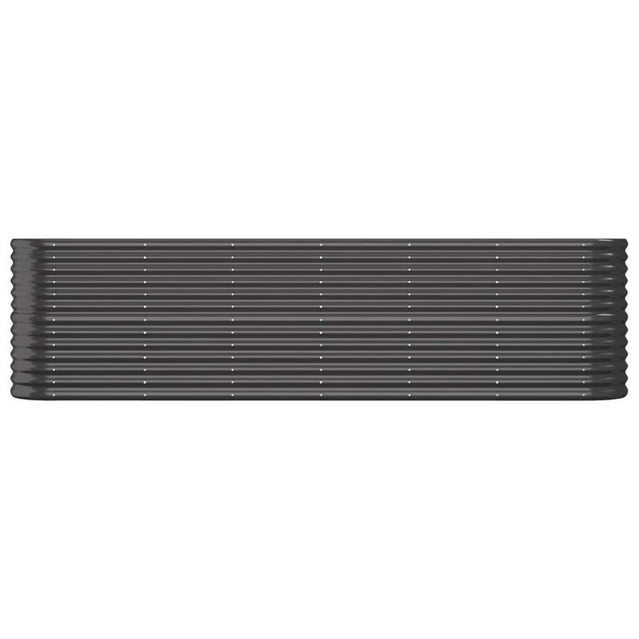 Plantenbak 260X40X68 Cm Gepoedercoat Staal Antracietkleurig 1 260 x 40 x 68 cm