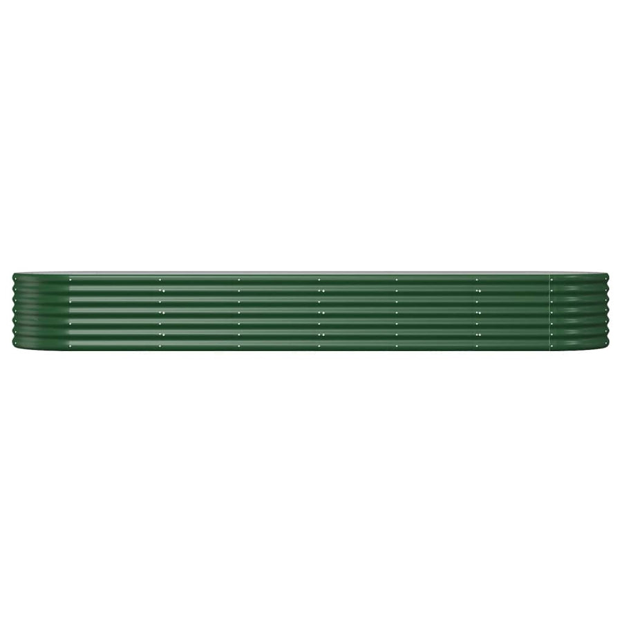 Plantenbak 296x80x36 cm gegalvaniseerd staal groen