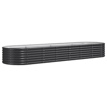 Plantenbak 296x80x36 cm gepoedercoat staal antracietkleurig 296 x 80 x 36 cm Antraciet
