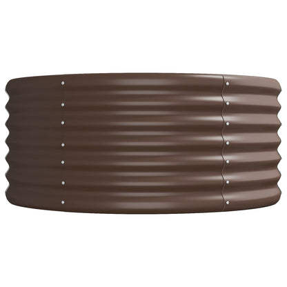 Plantenbak Gepoedercoat Staal 368 x 80 x 36 cm Bruin