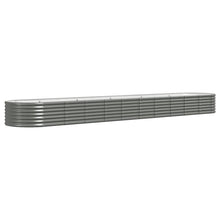 Plantenbak 440X80X36 Cm Gepoedercoat Staal Grijs