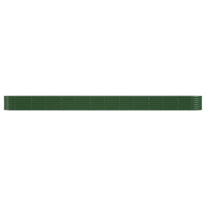 Plantenbak 512x80x36 cm gegalvaniseerd staal groen