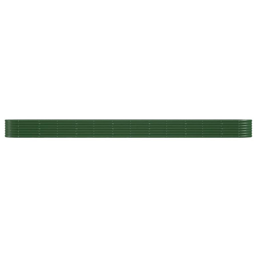 Plantenbak 512x80x36 cm gegalvaniseerd staal groen