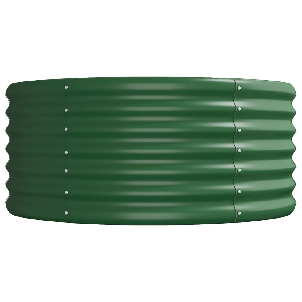 Plantenbak 512x80x36 cm gegalvaniseerd staal groen