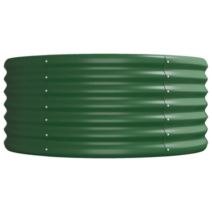 Plantenbak 512x80x36 cm gegalvaniseerd staal groen