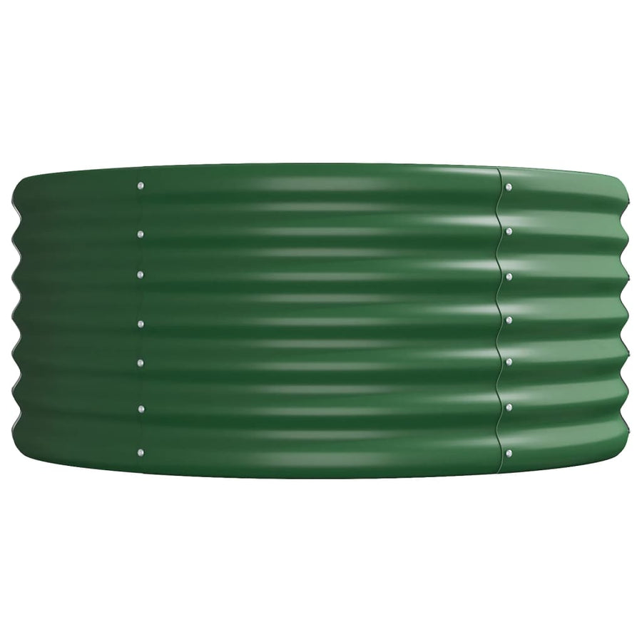 Plantenbak 512x80x36 cm gegalvaniseerd staal groen