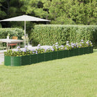 Plantenbak 512x80x36 cm staal groen