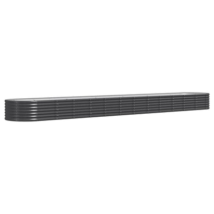 Plantenbak Gepoedercoat Staal Kleurig 512 x 80 x 36 cm Antraciet